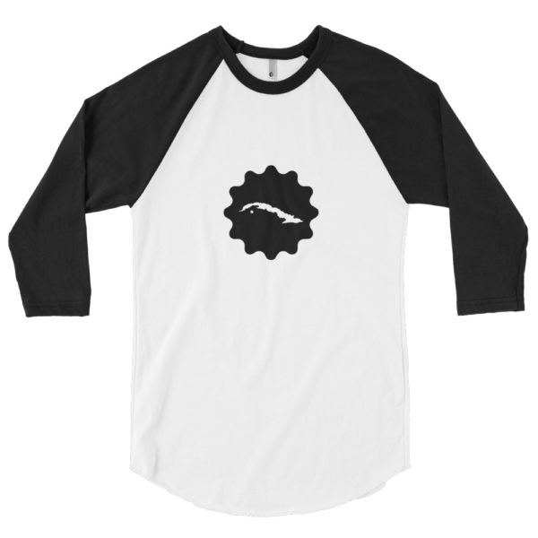 Camiseta con manga raglán tres cuartos